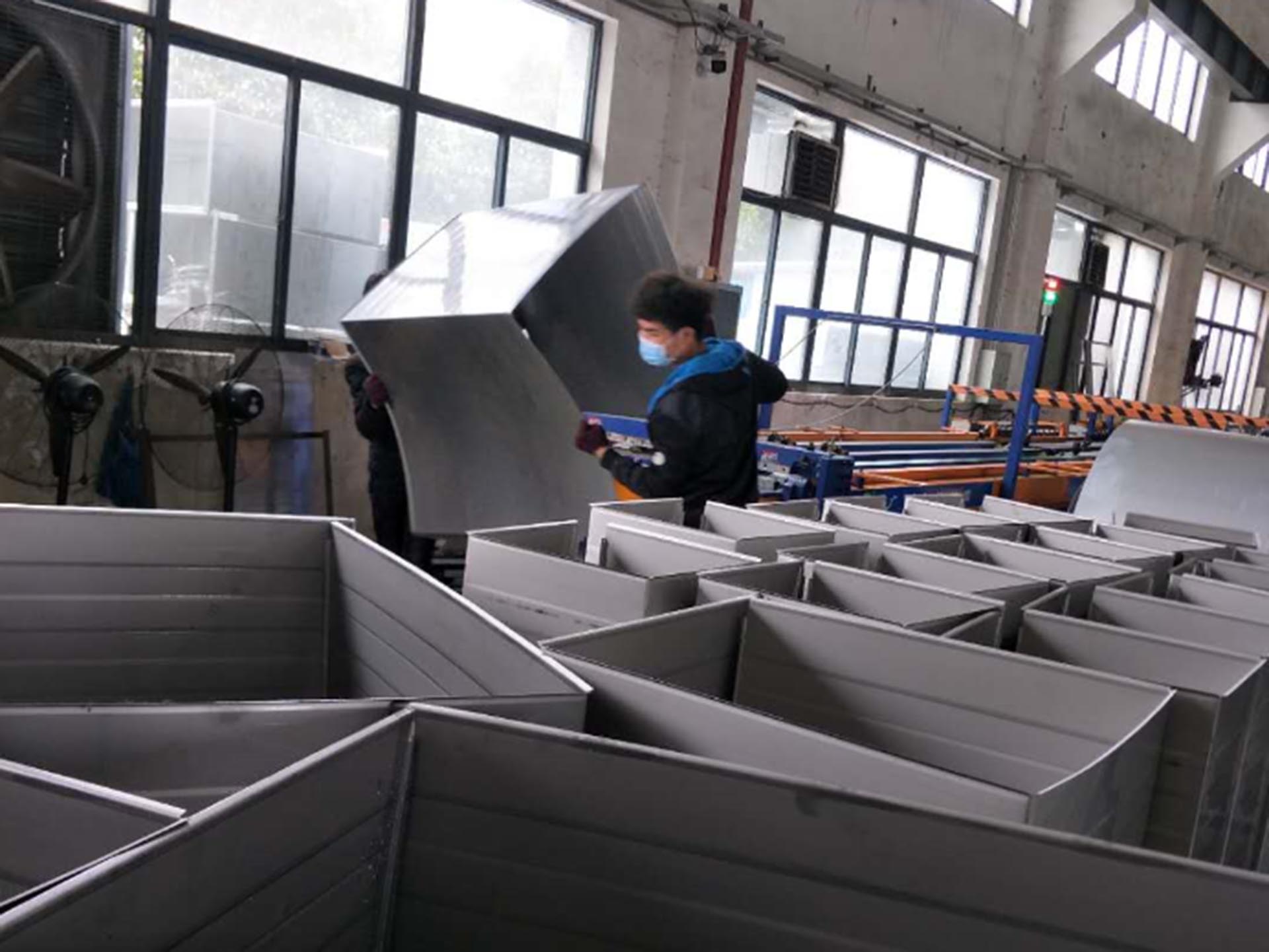 不銹鋼角鐵法蘭風管